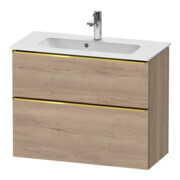 Duravit Waschtischunterschrank D-Neo Compact 81x37,2, g pol/Ei ma, 1 Kast, 1 A, wandhängend