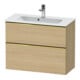 Duravit Waschtischunterschrank D-Neo Compact 81x37,2, g pol/Ei N, 1 Kast, 1 A, wandhängend-1