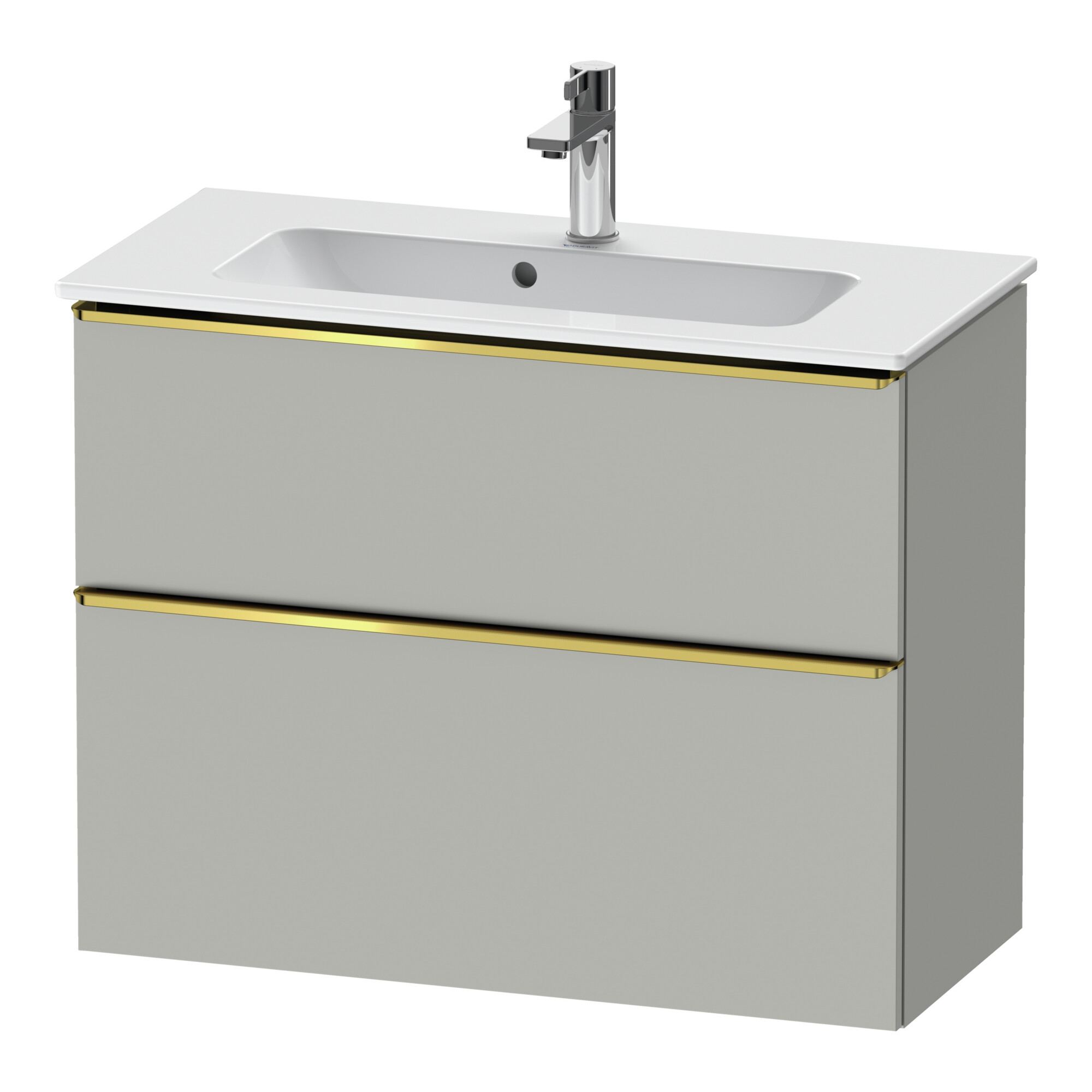 Duravit Waschtischunterschrank D-Neo Compact 81x37,2, g pol/gr m, 1 Kast, 1 A, wandhängend
