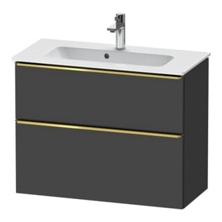 Duravit Waschtischunterschrank D-Neo Compact 81x37,2, g pol/gra m, 1 Kast, 1 A, wandhängend