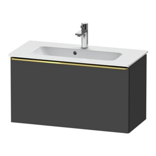 Duravit Waschtischunterschrank D-Neo Compact 81x37,2, g pol/gra ma, 1 Ausz., wandhängend