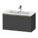 Duravit Waschtischunterschrank D-Neo Compact 81x37,2, g pol/gra ma, 1 Ausz., wandhängend-1