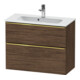 Duravit Waschtischunterschrank D-Neo Compact 81x37,2, g pol/Nu d, 1 Kast, 1 A, wandhängend-1