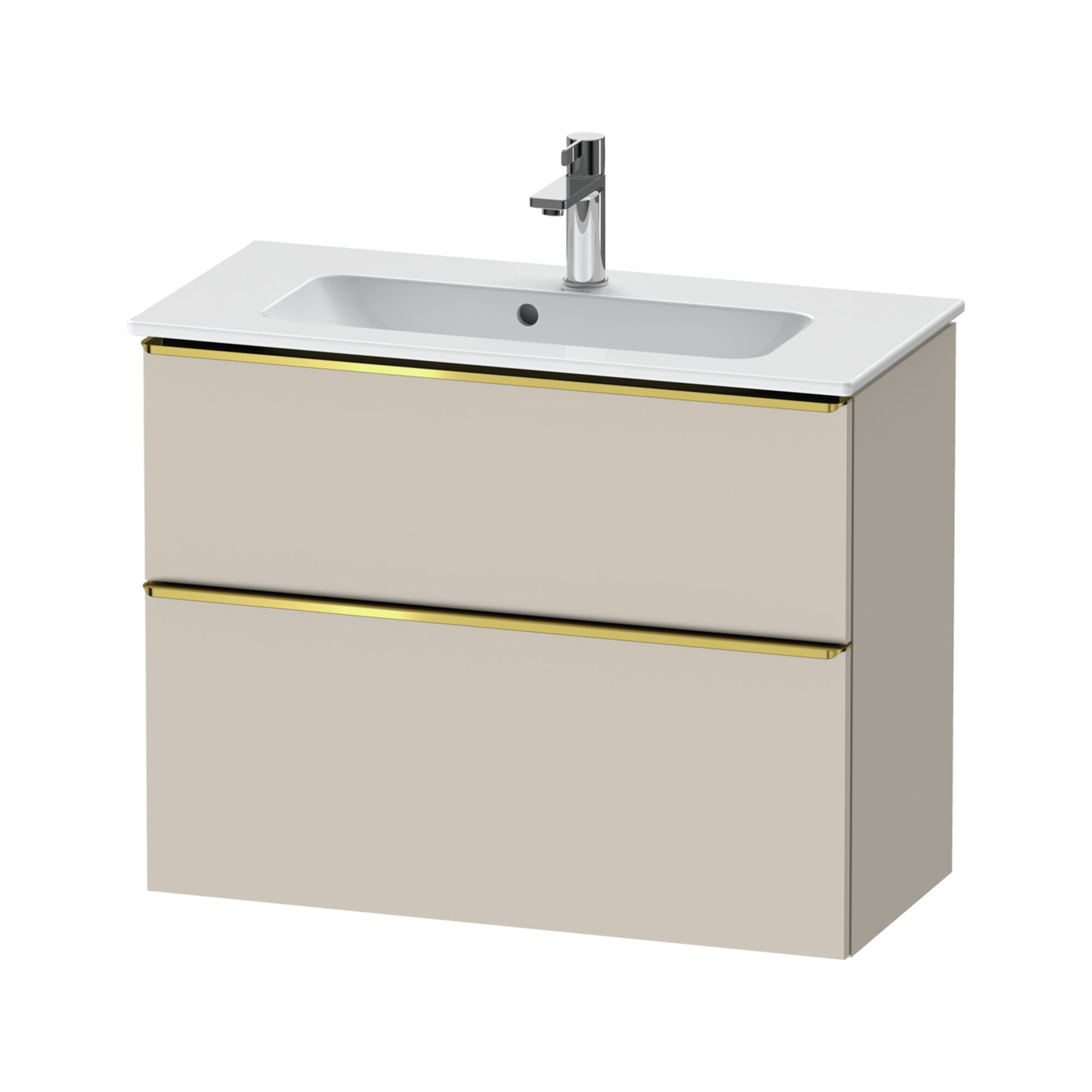 Duravit Waschtischunterschrank D-Neo Compact 81x37,2, g pol/Tau m, 1 Kast, 1 A, wandhängend