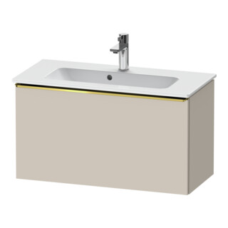 Duravit Waschtischunterschrank D-Neo Compact 81x37,2, g pol/Taupe ma, 1 Ausz., wandhängend