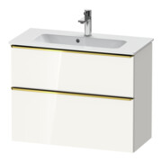 Duravit Waschtischunterschrank D-Neo Compact 81x37,2, g pol/w g, 1 Kast, 1 A, wandhängend