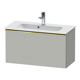 Duravit Waschtischunterschrank D-Neo Compact 81x37,2, gol pol/grau ma, 1 Ausz., wandhängend