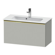 Duravit Waschtischunterschrank D-Neo Compact 81x37,2, gol pol/grau ma, 1 Ausz., wandhängend