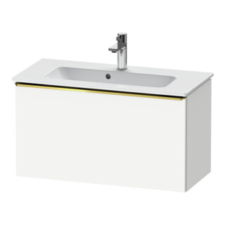 Duravit Waschtischunterschrank D-Neo Compact 81x37,2, gol pol/weiß ma, 1 Ausz., wandhängend