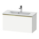 Duravit Waschtischunterschrank D-Neo Compact 81x37,2, gol pol/weiß ma, 1 Ausz., wandhängend-1