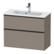 Duravit Waschtischunterschrank D-Neo Compact 81x37,2, sw/Bas m, 1 Kast, 1 A, wandhängend-1