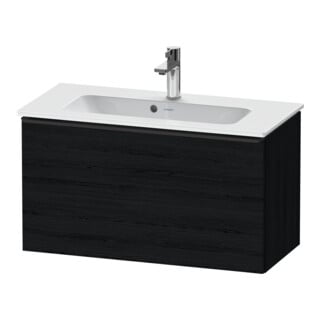 Duravit Waschtischunterschrank D-Neo Compact 81x37,2, sw/Ei sw, 1 Ausz., wandhängend