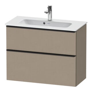 Duravit Waschtischunterschrank D-Neo Compact 81x37,2, sw/Leinen, 1 Kast, 1 A, wandhängend