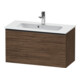 Duravit Waschtischunterschrank D-Neo Compact 81x37,2, sw/Nuss dkl., 1 Ausz., wandhängend-1