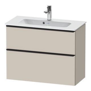 Duravit Waschtischunterschrank D-Neo Compact 81x37,2, sw/Taup m, 1 Kast, 1 A, wandhängend