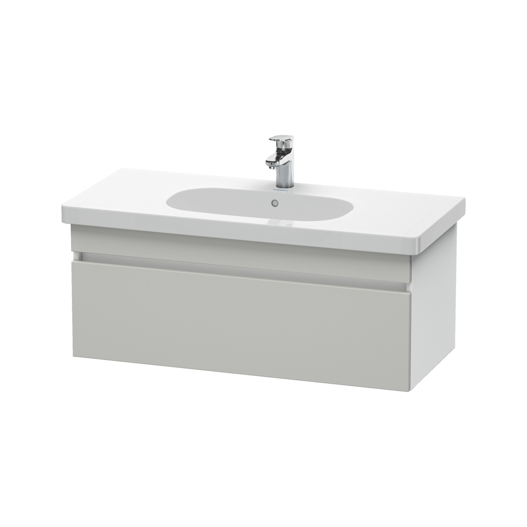 Duravit Waschtischunterschrank DuraStyle 100x45,3cm, betgr/we ma, 1 Ausz., wandhängend