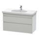 Duravit Waschtischunterschrank DuraStyle 100x45,3cm, betgr/we ma, 2 SchKa., wandhängend-1