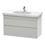 Duravit Waschtischunterschrank DuraStyle 100x45,3cm, betgr/we ma, 2 SchKa., wandhängend