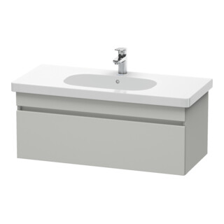 Duravit Waschtischunterschrank DuraStyle 100x45,3cm, betongr ma, 1 Ausz., wandhängend