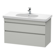 Duravit Waschtischunterschrank DuraStyle 100x45,3cm, betongr ma, 2 SchKa., wandhängend-1