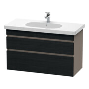 Duravit Waschtischunterschrank DuraStyle 100x45,3cm, E sw/Bas ma, 2 SchKa., wandhängend-1
