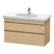 Duravit Waschtischunterschrank DuraStyle 100x45,3cm, Ei Nat, 2 Schubk., wandhängend-1