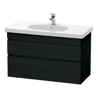 Duravit Waschtischunterschrank DuraStyle 100x45,3cm, Ei sw, 2 Schubk., wandhängend