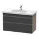 Duravit Waschtischunterschrank DuraStyle 100x45,3cm, gra m/ba ma, 2 SchKa., wandhängend-1
