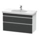 Duravit Waschtischunterschrank DuraStyle 100x45,3cm, gra m/we ma, 2 SchKa., wandhängend-1