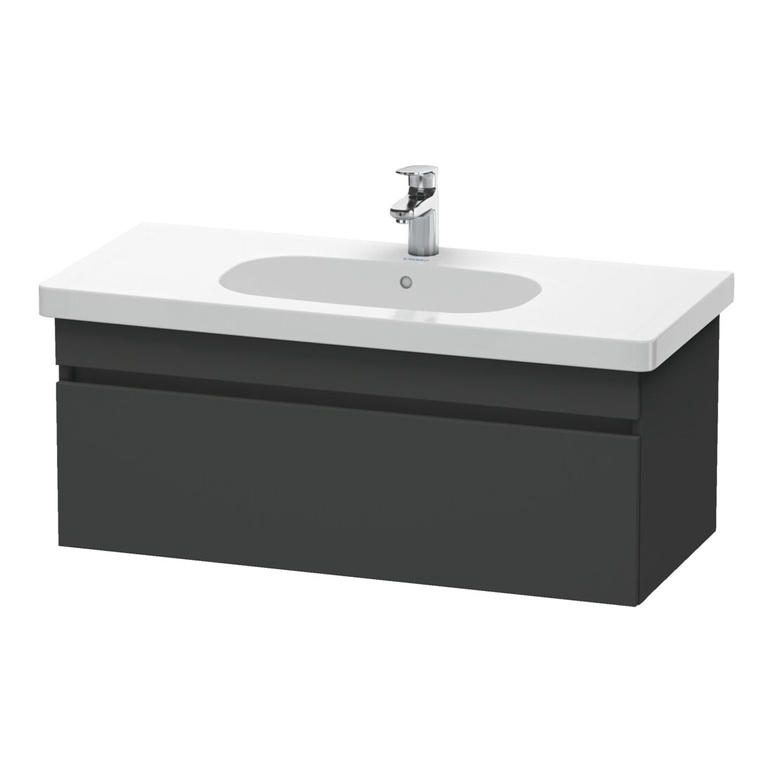 Duravit Waschtischunterschrank DuraStyle 100x45,3cm, graph ma, 1 Ausz., wandhängend