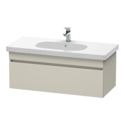 Duravit Waschtischunterschrank DuraStyle 100x45,3cm, taupe, 1 Auszug, wandhängend