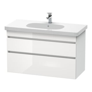 Duravit Waschtischunterschrank DuraStyle 100x45,3cm, w hgl/we ma, 2 SchKa., wandhängend