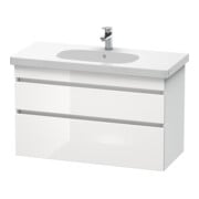 Duravit Waschtischunterschrank DuraStyle 100x45,3cm, w hgl/we ma, 2 SchKa., wandhängend-1