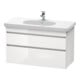 Duravit Waschtischunterschrank DuraStyle 100x45,3cm, we. ma, 2 SchKa., wandhängend