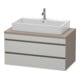 Duravit Waschtischunterschrank DuraStyle 100x54,8cm, betg/ba ma, f Kons, 2 SchKa.-1