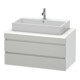 Duravit Waschtischunterschrank DuraStyle 100x54,8cm, betgr/we m, f Kons, 2 SchKa.-1