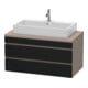 Duravit Waschtischunterschrank DuraStyle 100x54,8cm, E sw/Bas m, f Kons, 2 SchKa.-1