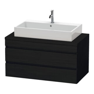 Duravit Waschtischunterschrank DuraStyle 100x54,8cm, Ei sw, f Kons, 2 Schubkästen