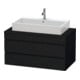 Duravit Waschtischunterschrank DuraStyle 100x54,8cm, Ei sw, f Kons, 2 Schubkästen-1