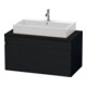 Duravit Waschtischunterschrank DuraStyle 100x54,8cm, Ei sw, für Konsole, 1 Auszug-1