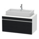 Duravit Waschtischunterschrank DuraStyle 100x54,8cm, Ei sw/we ma, f Kons, 1 Ausz.-1