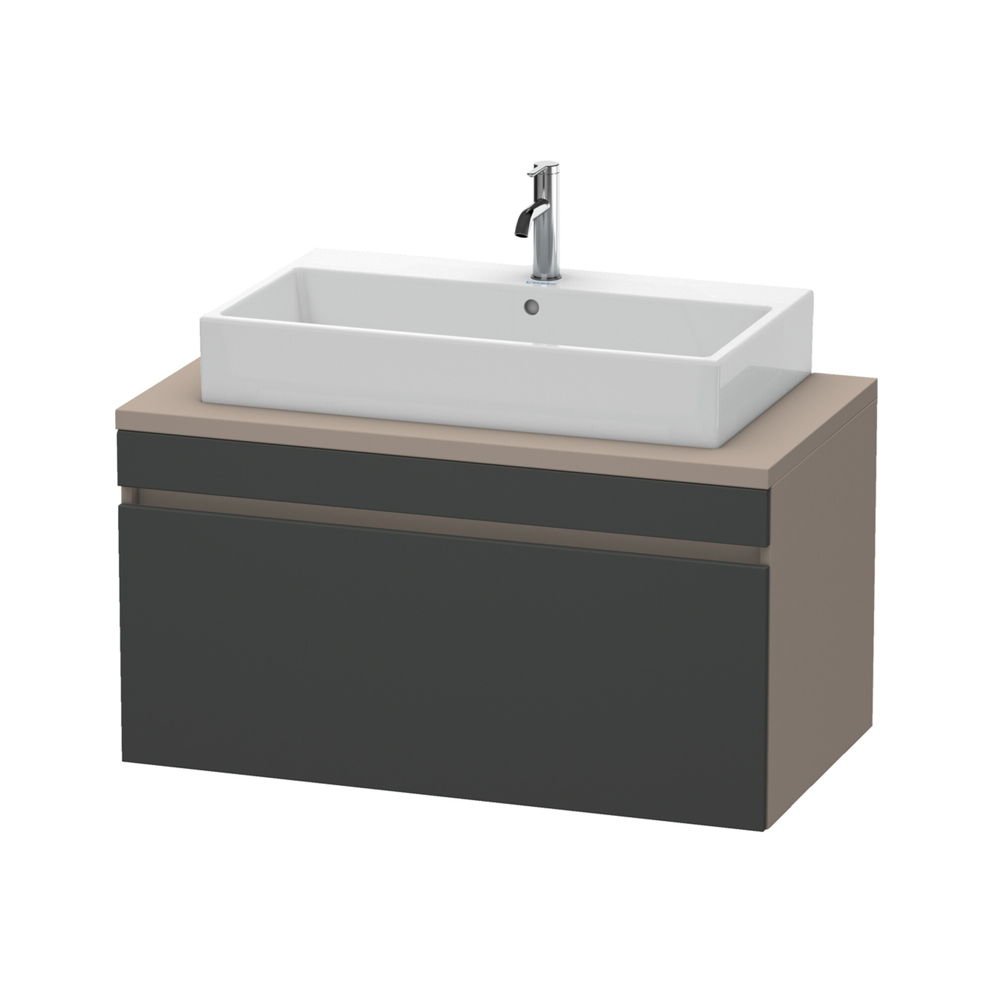 Duravit Waschtischunterschrank DuraStyle 100x54,8cm, gra m/ba ma, f Kons, 1 Ausz.