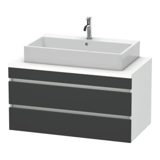 Duravit Waschtischunterschrank DuraStyle 100x54,8cm, gra m/we m, f Kons, 2 SchKa.