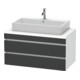 Duravit Waschtischunterschrank DuraStyle 100x54,8cm, gra m/we m, f Kons, 2 SchKa.-1