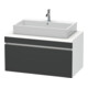 Duravit Waschtischunterschrank DuraStyle 100x54,8cm, gra m/we ma, f Kons, 1 Ausz.-1