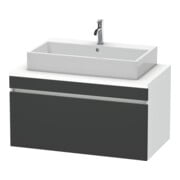 Duravit Waschtischunterschrank DuraStyle 100x54,8cm, gra m/we ma, f Kons, 1 Ausz.