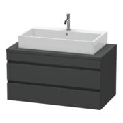 Duravit Waschtischunterschrank DuraStyle 100x54,8cm, graph ma, f Kons, 2 SchKa.