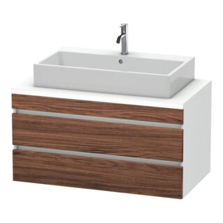 Duravit Waschtischunterschrank DuraStyle 100x54,8cm, N dk/we ma, f Kons, 2 SchKa.