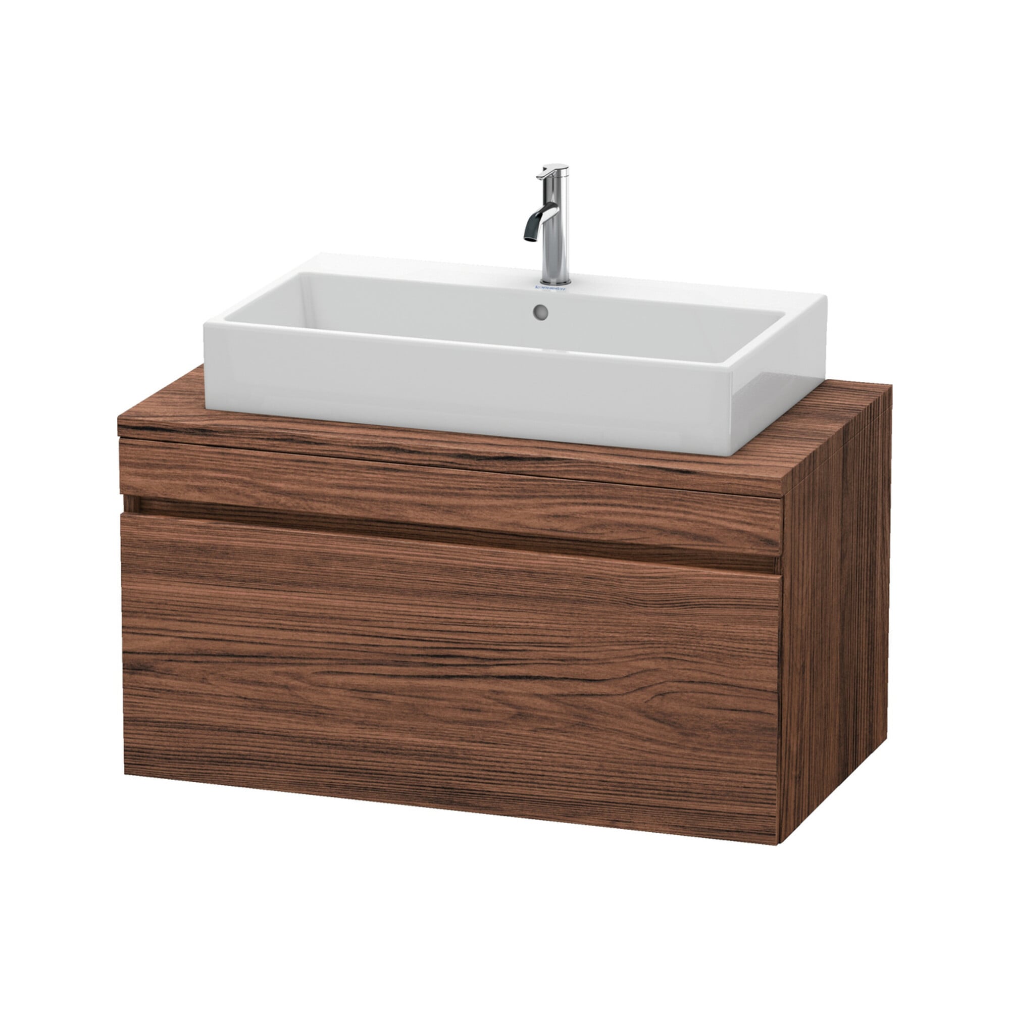 Duravit Waschtischunterschrank DuraStyle 100x54,8cm, Nussb dkl., f Kons, 1 Auszug