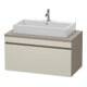 Duravit Waschtischunterschrank DuraStyle 100x54,8cm, tau/bas ma, f Kons, 1 Auszug-1